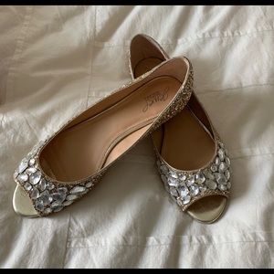 Jewel Badgley Mischka Claire ballet flat